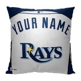 [Personalization Only] OFFICIAL MLB Jersey Personalized Pillow - Tampa Bay Rays