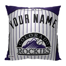 [Personalization Only] OFFICIAL MLB Jersey Personalized Pillow - Colorado Rockies