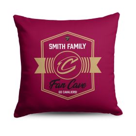 NBA Cleveland Cavaliers Dominion Personalized Throw Pillow 18×18 Inches