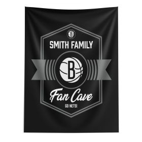 NBA Brooklyn Nets Dominion Personalized Wall Hanging 50×60 Inches