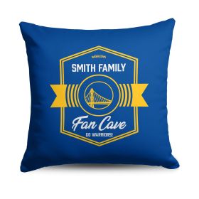 NBA Golden State Warriors Dominion Personalized Throw Pillow 18×18 Inches